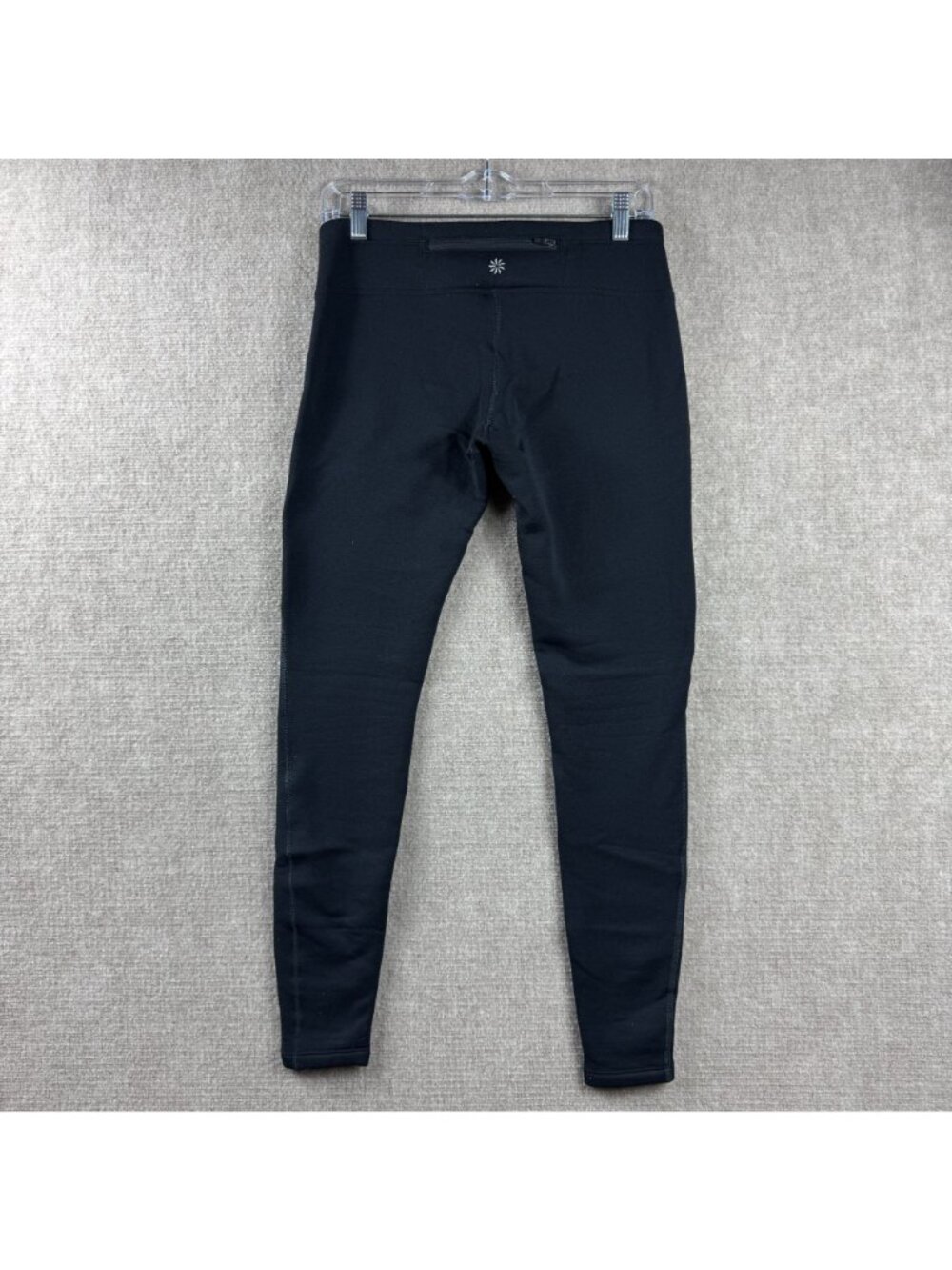 Athleta Polartec Power Stretch Tight Fleece Lined Leggings Black Small Running - Picture 3 of 13